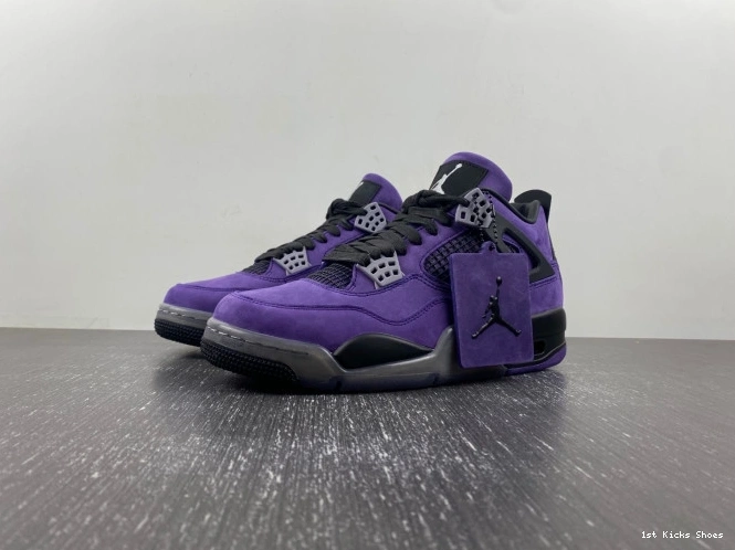 4 Suede x Air Scott Jordan Travis Purple 0723